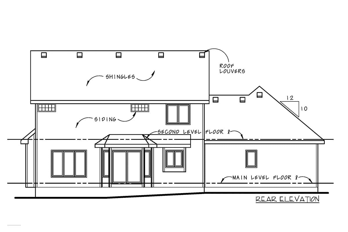 Plan 42613DB: Appealing Two-story Traditional House Plan with Pet Center near Mudroom - Image #4 - Country, Traditional