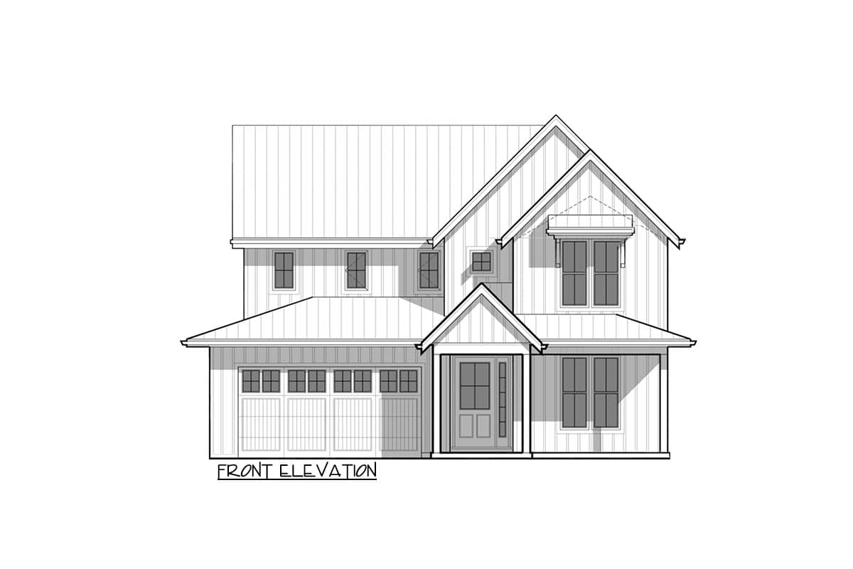 Plan 69745AM: 3-Bed Modern Farmhouse Plan with Vaulted Great Room - 2448 Sq Ft - Image #11 - Country, Craftsman, Farmhouse, Modern Farmhouse, New American, Northwest