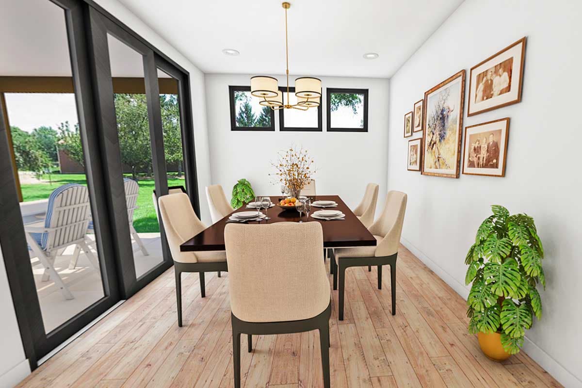 Plan 69745AM: 3-Bed Modern Farmhouse Plan with Vaulted Great Room - 2448 Sq Ft - Image #9 - Country, Craftsman, Farmhouse, Modern Farmhouse, New American, Northwest