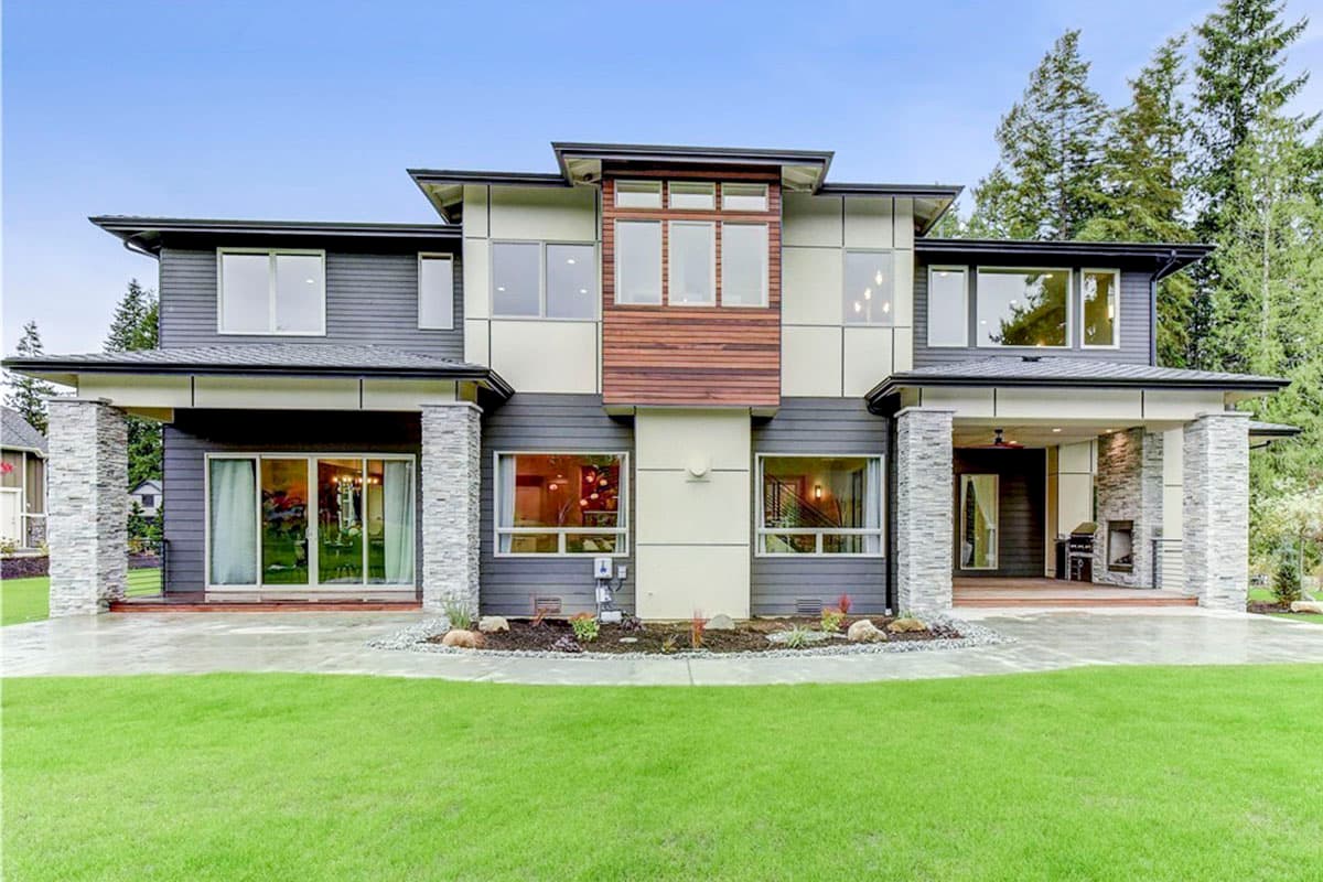 Plan 23847JD: Two-Story Hip-Roofed Contemporary Home Plan with Den - Image #21 - Contemporary, Northwest, Prairie