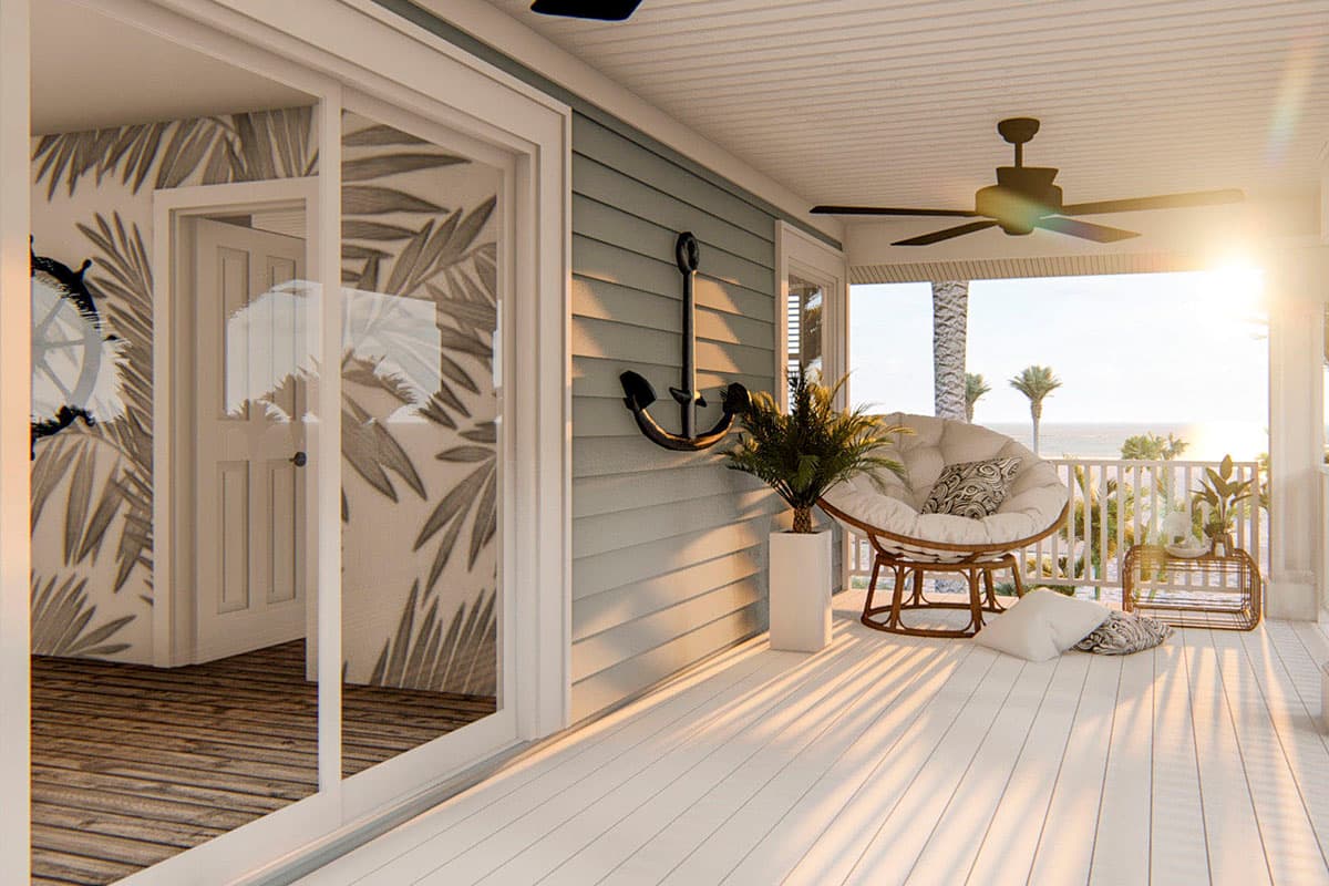 Plan 62802DJ: Beach House Plan with Third Floor Lookout - Image #5 - Beach, Coastal, Low Country, Vacation