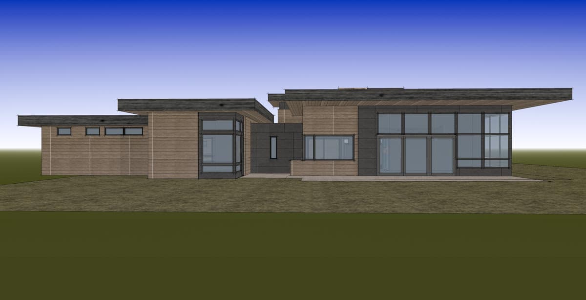 Plan 54240HU: Modern Mountain Home Plan with Light and Airy Floor Plan - Image #65 - Mid Century Modern, Modern, Mountain