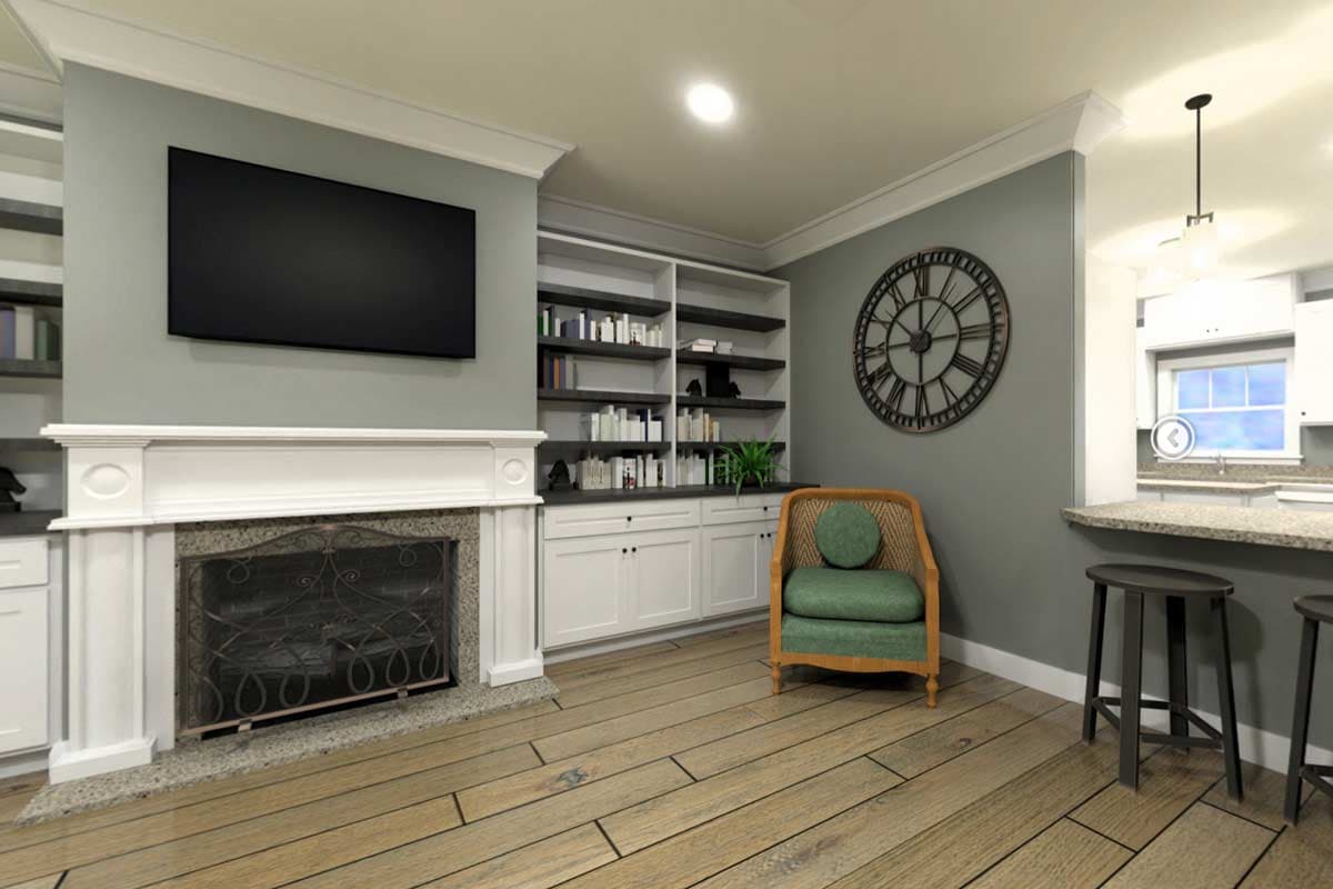 Plan 25016DH: 3-Bed One-Story House Plan with Decorative Gable - 1611 Sq Ft - Virtual Tour Cover Image - Cottage, Country, Farmhouse, Ranch