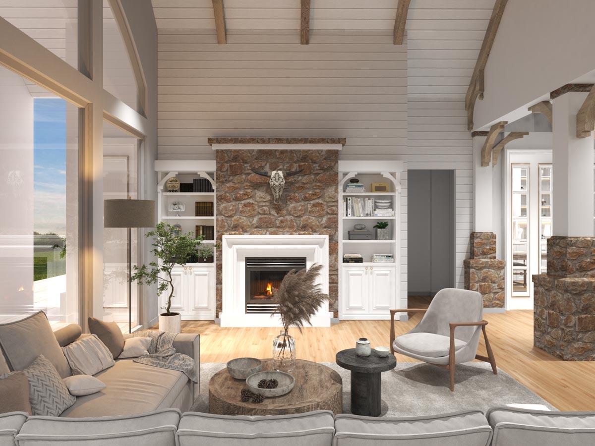 Plan 25682GE: Fantastic Modern Farmhouse Plan with Idyllic Wrap Around Porch - 3745 Sq Ft - Image #8 - Country, Craftsman, Farmhouse, Modern Farmhouse, New American
