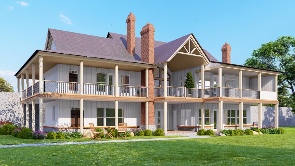 Plan 25682GE: Fantastic Modern Farmhouse Plan with Idyllic Wrap Around Porch - 3745 Sq Ft - Image #17 - Country, Craftsman, Farmhouse, Modern Farmhouse, New American