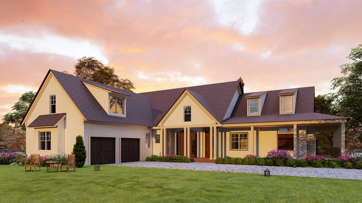 Plan 25682GE: Fantastic Modern Farmhouse Plan with Idyllic Wrap Around Porch - 3745 Sq Ft - Image #19 - Country, Craftsman, Farmhouse, Modern Farmhouse, New American