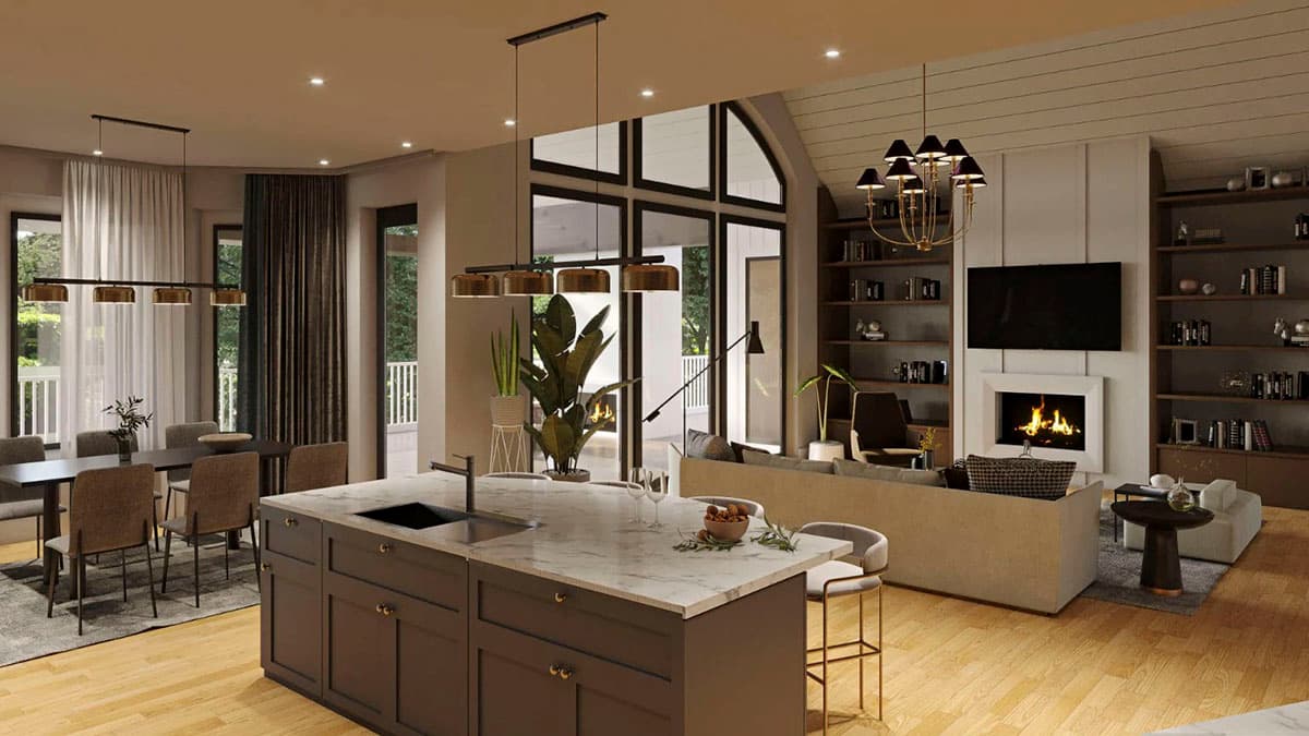 Plan 25685GE: Craftsman House Plan with Lower Level Expansion - Image #11 - Craftsman, Mountain, New American, Traditional