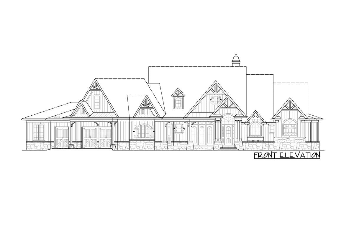 Plan 25685GE: Craftsman House Plan with Lower Level Expansion - Image #15 - Craftsman, Mountain, New American, Traditional
