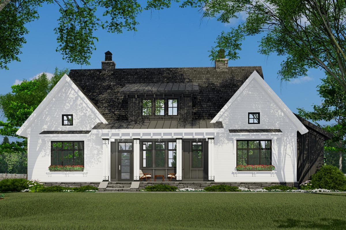 Plan 14682RK: Modern Farmhouse Plan with Vaulted Great Room and Kitchen - Image #14 - Country, Farmhouse, Modern Farmhouse, New American
