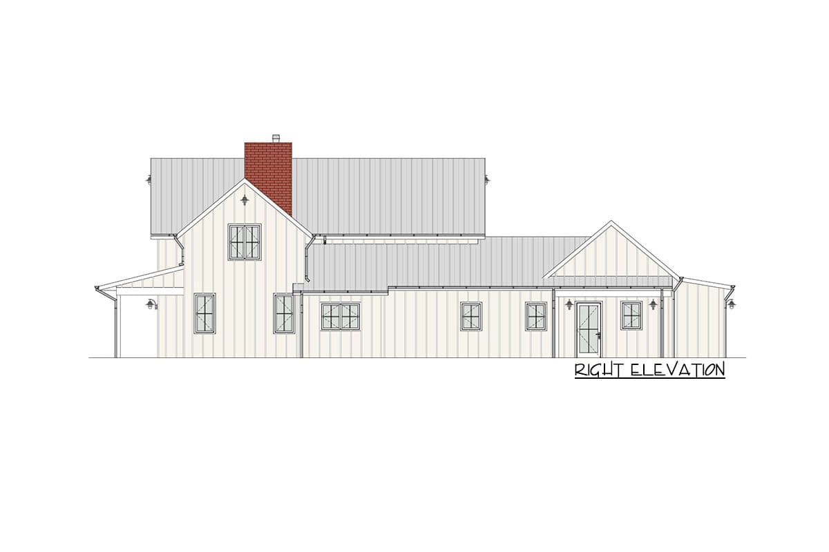 Plan 871002NST: 3-Bed Modern Farmhouse with Wrap-around Porch - Image #7 - Country, Farmhouse, Modern Farmhouse, New American