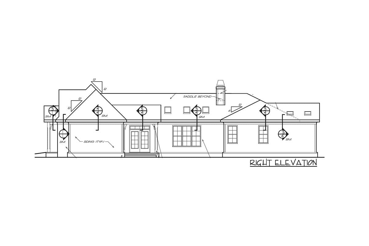 Plan 710326BTZ: 2-Bed House Plan with Optional Side Patio - Image #5 - Southern, Traditional
