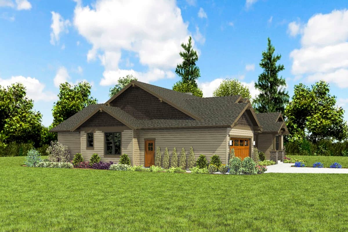 Plan 69748AM: Craftsman Ranch Home Plan with Multi-Generational Possibilities - 2791 Sq Ft - Image #5 - Craftsman, New American, Northwest, Ranch, Rustic