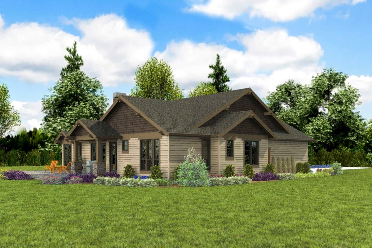 Plan 69748AM: Craftsman Ranch Home Plan with Multi-Generational Possibilities - 2791 Sq Ft - Image #7 - Craftsman, New American, Northwest, Ranch, Rustic