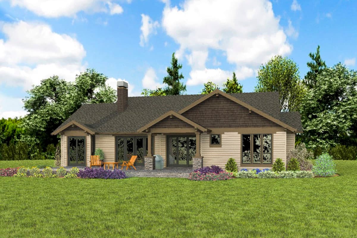 Plan 69748AM: Craftsman Ranch Home Plan with Multi-Generational Possibilities - 2791 Sq Ft - Image #8 - Craftsman, New American, Northwest, Ranch, Rustic