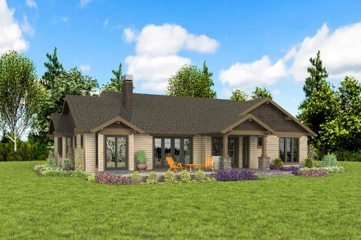 Plan 69748AM: Craftsman Ranch Home Plan with Multi-Generational Possibilities - 2791 Sq Ft - Image #9 - Craftsman, New American, Northwest, Ranch, Rustic