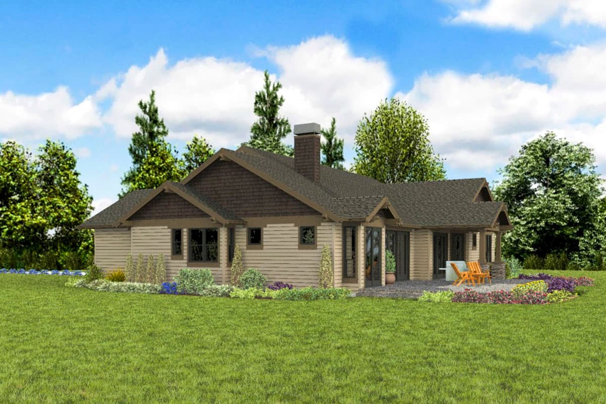 Plan 69748AM: Craftsman Ranch Home Plan with Multi-Generational Possibilities - 2791 Sq Ft - Image #10 - Craftsman, New American, Northwest, Ranch, Rustic