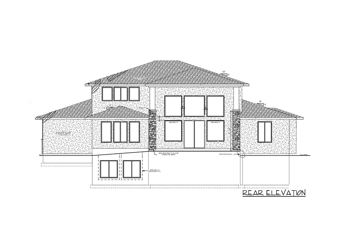 Plan 910002WHD: Modern Prairie House Plan with Optional Finished Lower Level - 2967 Sq Ft - Image #4 - Craftsman, Northwest, Prairie
