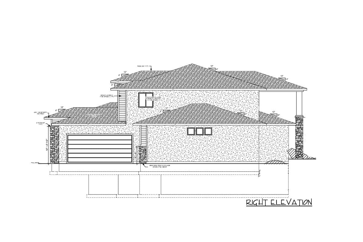 Plan 910002WHD: Modern Prairie House Plan with Optional Finished Lower Level - 2967 Sq Ft - Image #5 - Craftsman, Northwest, Prairie