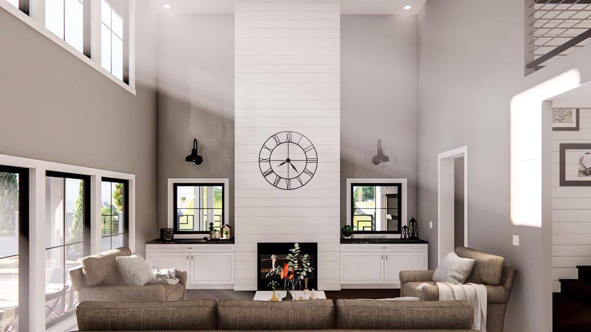 Plan 62804DJ: 3-Bed New American House Plan with Exposed Beamed Entryway - Image #8 - Coastal, Contemporary, Craftsman, Modern Farmhouse, New American