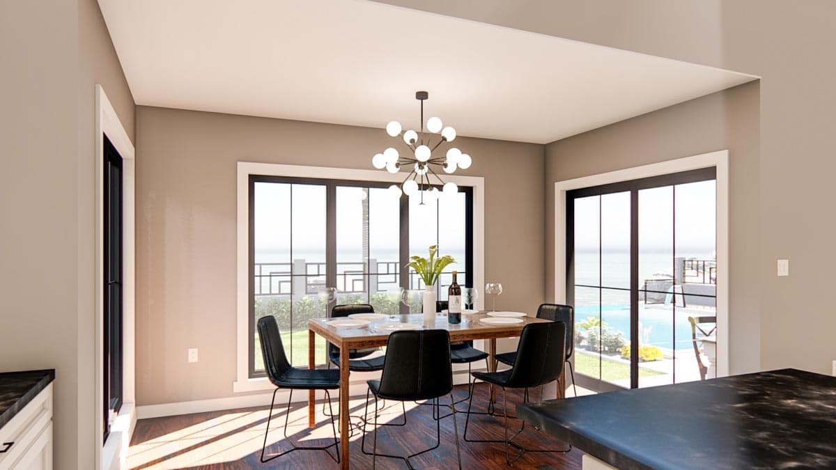 Plan 62804DJ: 3-Bed New American House Plan with Exposed Beamed Entryway - Image #10 - Coastal, Contemporary, Craftsman, Modern Farmhouse, New American