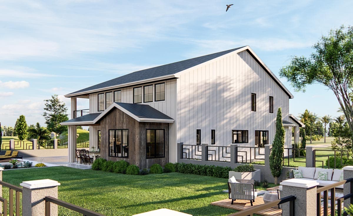 Plan 62804DJ: 3-Bed New American House Plan with Exposed Beamed Entryway - Image #16 - Coastal, Contemporary, Craftsman, Modern Farmhouse, New American