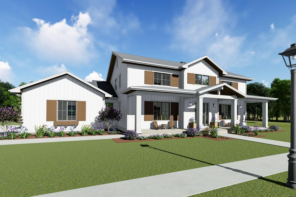 Plan 64487SC: Two-story Craftsman House Plan with Main-floor Master - Image #16 - Country, Craftsman, Farmhouse, New American, Traditional