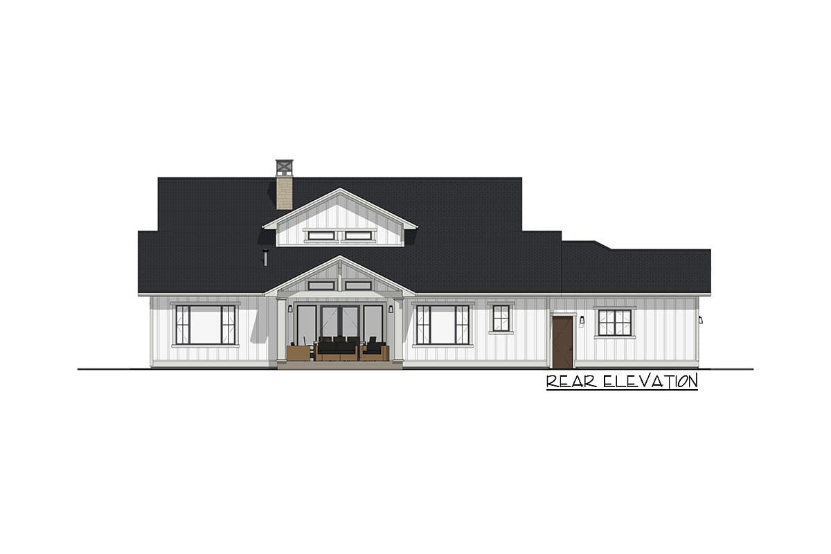 Plan 64487SC: Two-story Craftsman House Plan with Main-floor Master - Image #19 - Country, Craftsman, Farmhouse, New American, Traditional