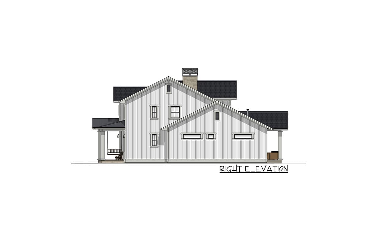 Plan 64487SC: Two-story Craftsman House Plan with Main-floor Master - Image #20 - Country, Craftsman, Farmhouse, New American, Traditional