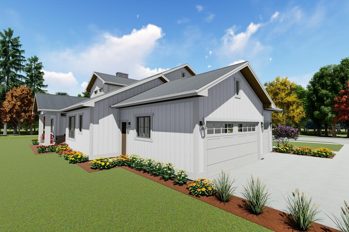 Plan 64487SC: Two-story Craftsman House Plan with Main-floor Master - Image #8 - Country, Craftsman, Farmhouse, New American, Traditional