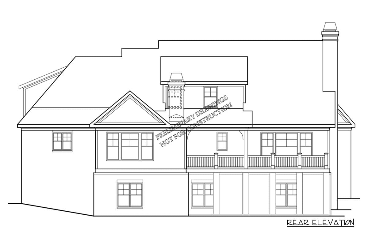 Plan 710339BTZ: 4-Bed New American House Plan with Bonus Room Flexibility - Image #6 - Country, Craftsman, New American, Traditional