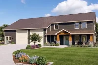 3-Bed House Plan with Over-Sized 2-Car Garage