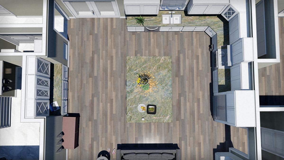 Plan 25018DH: One-Level Country Home Plan with Idyllic Wrap-Around Porch - Image #23 - Country, Farmhouse, Southern, Southern Traditional, Traditional