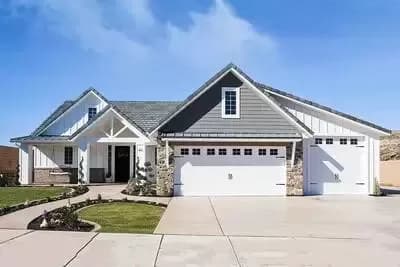 Eye-catching New American House Plan with Bonus Room above Garage