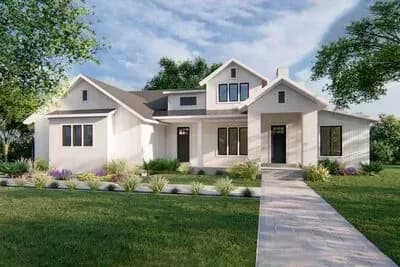 Exclusive Modern Farmhouse Plan with Optional Finished Lower Level
