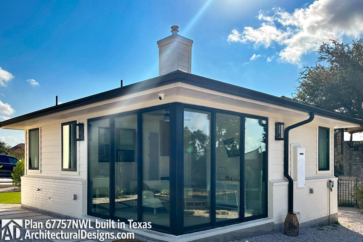 build gallery item - Tiny House Plan 67757NWL comes to life in Texas!