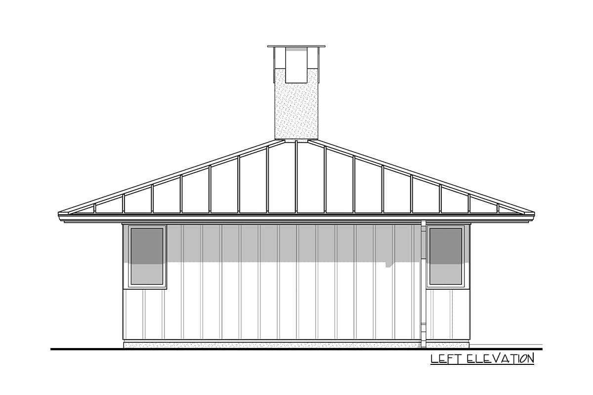 Plan 67757NWL: Modern Tiny Home for Indoor Outdoor Living - Image #7 - Contemporary, Northwest, Rustic, Vacation