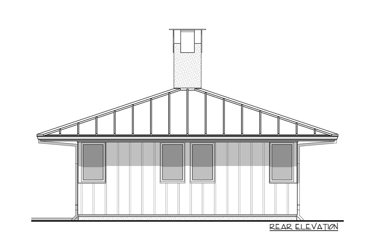 Plan 67757NWL: Modern Tiny Home for Indoor Outdoor Living - Image #8 - Contemporary, Northwest, Rustic, Vacation