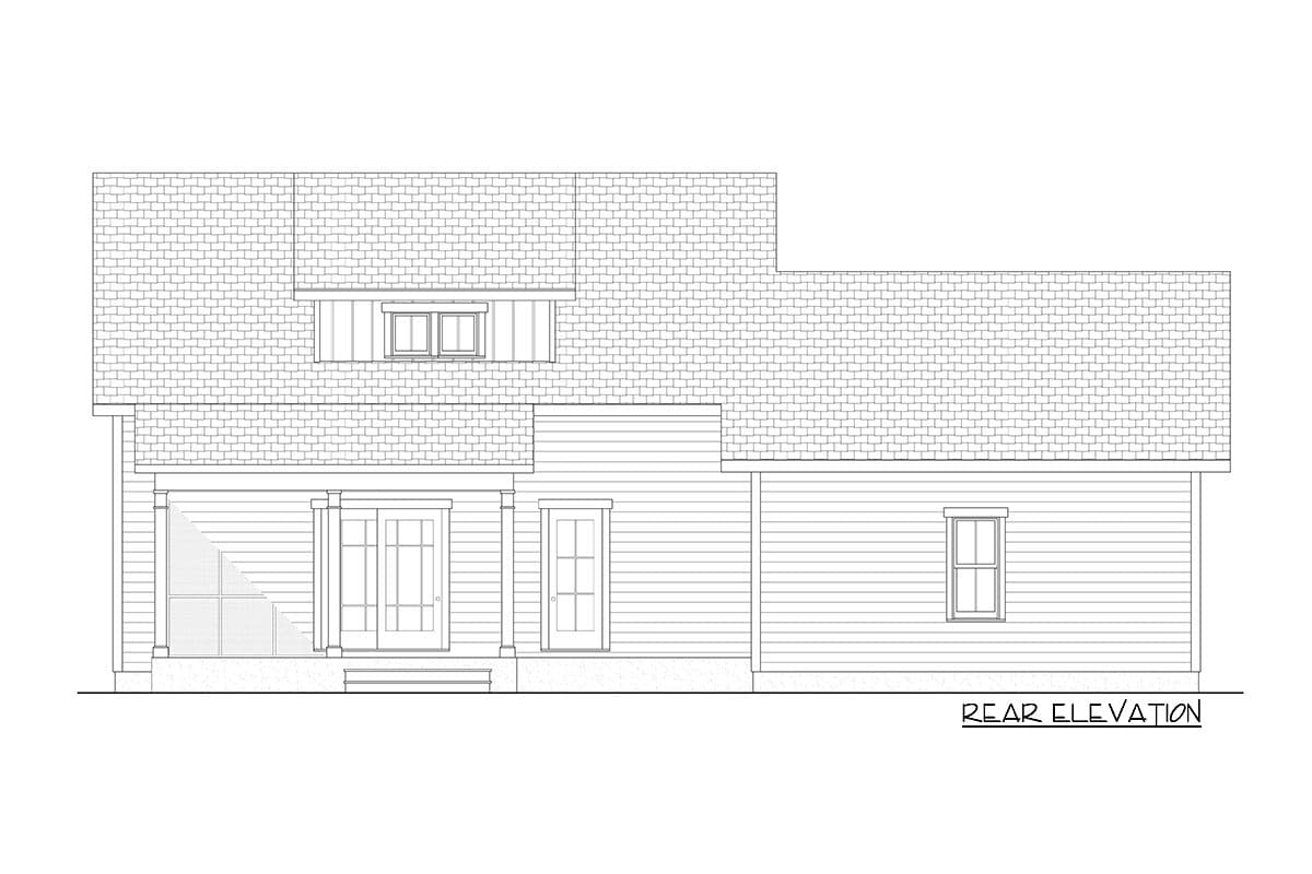 Plan 50176PH: Peaceful Country House Plan with Screened Porch - 1730 Sq Ft - Image #5 - Cottage, Country, Craftsman, Modern Farmhouse, New American