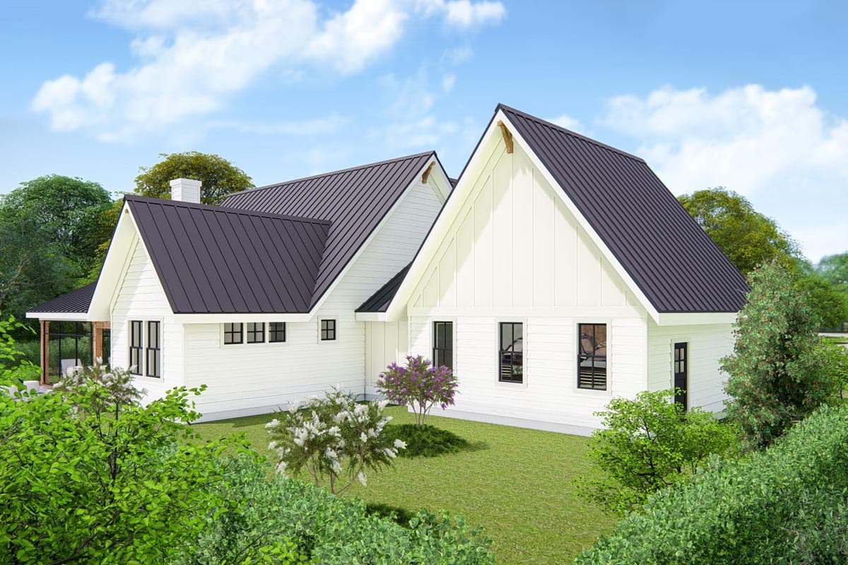Plan 25411TF: Two-Story Modern Farmhouse with Open Floor Plan - Image #9 - Country, Farmhouse, Modern Farmhouse, New American