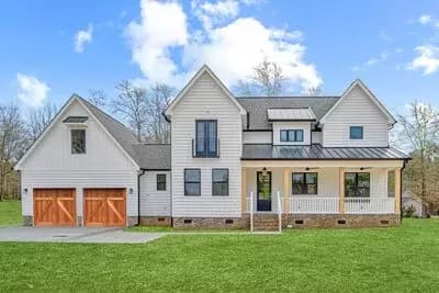 Two-Story Modern Farmhouse with Open Floor Plan