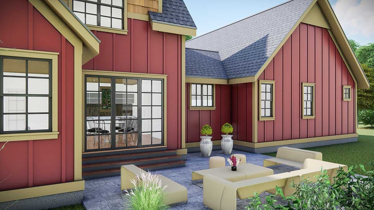 Plan 25412TF: Country Cottage with Game Room and Bonus Detached Garage - Image #16 - Cottage, Country