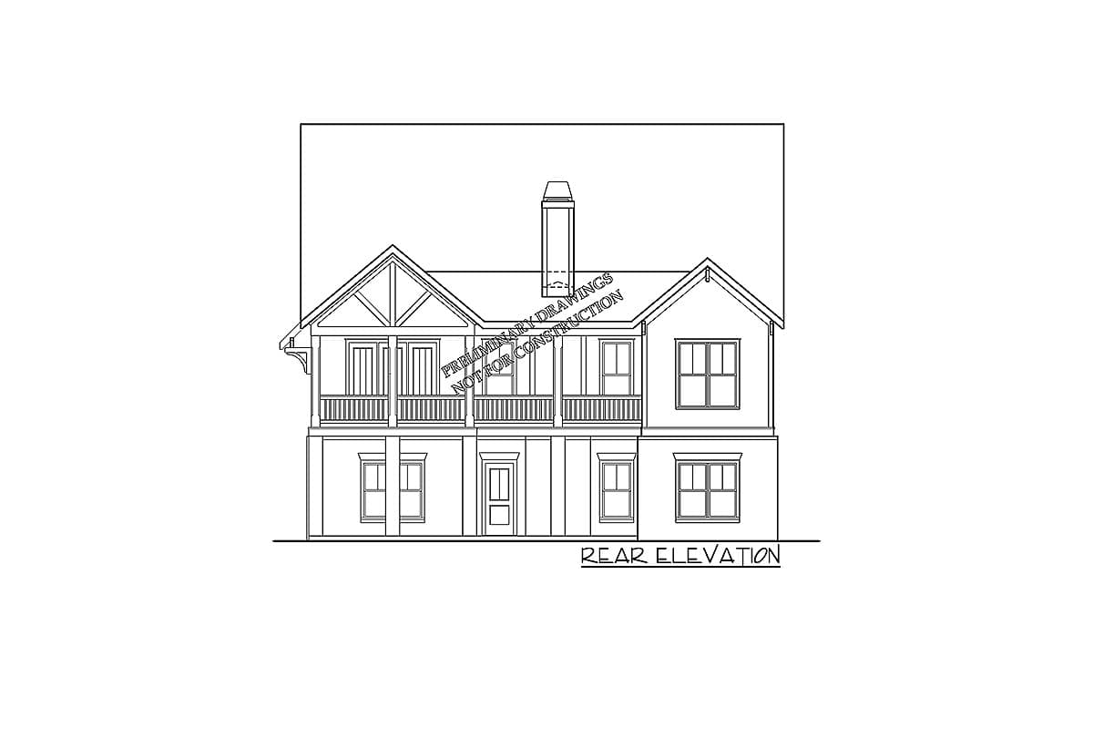 Plan 710340BTZ: New American House Plan with Flex and Beamed Family Room - 2311 Sq Ft - Image #27 - Country, Farmhouse, Modern Farmhouse, New American