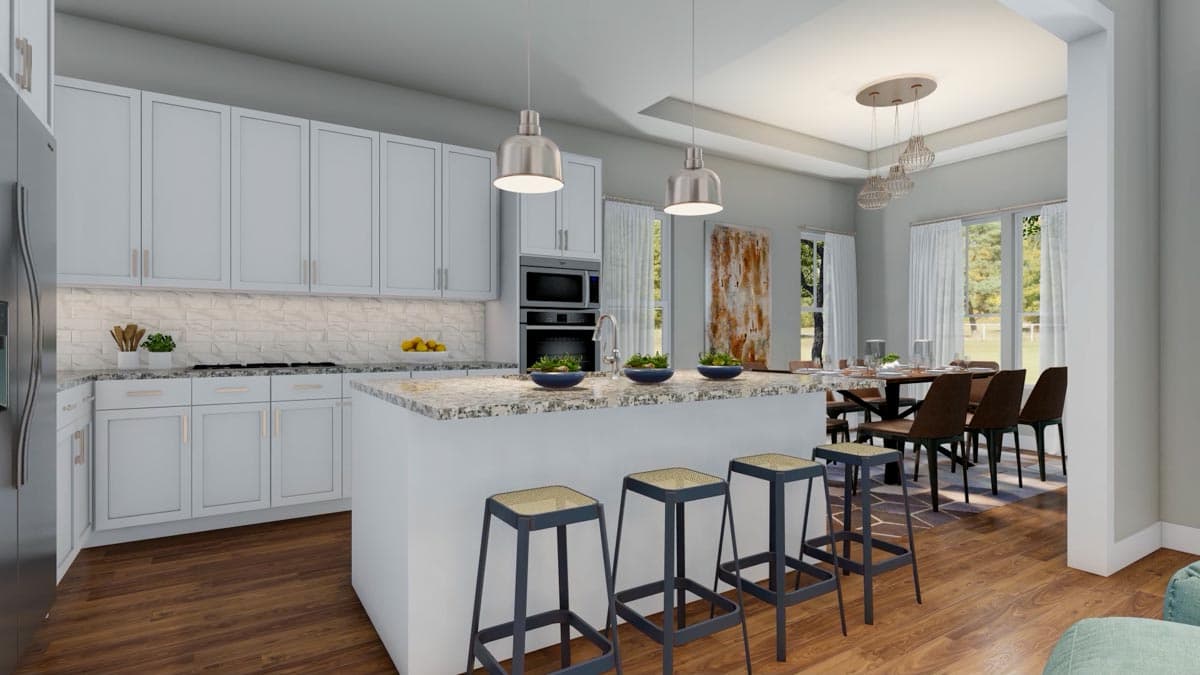 Plan 710340BTZ: New American House Plan with Flex and Beamed Family Room - 2311 Sq Ft - Image #15 - Country, Farmhouse, Modern Farmhouse, New American