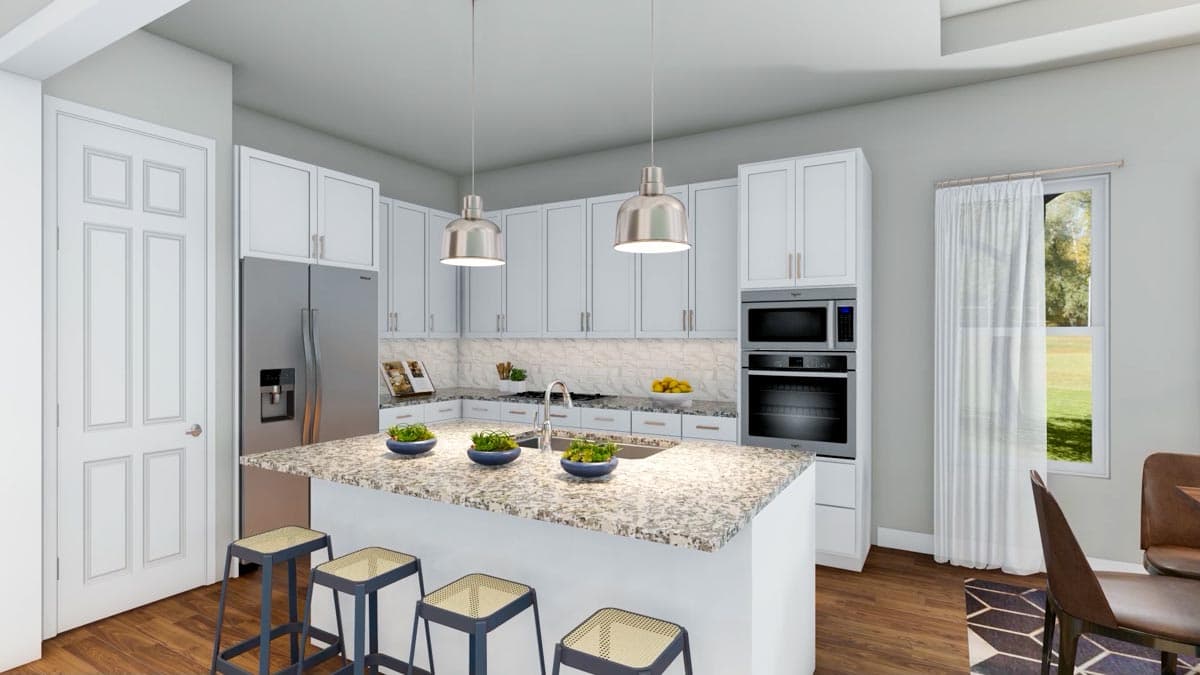 Plan 710340BTZ: New American House Plan with Flex and Beamed Family Room - 2311 Sq Ft - Image #17 - Country, Farmhouse, Modern Farmhouse, New American