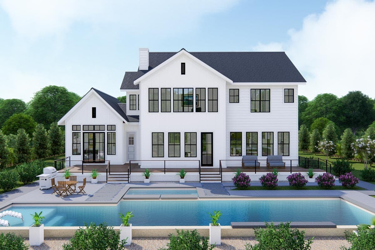 Plan 25413TF: Two-Story Farmhouse Plan with First-Floor Master - Image #6 - Country, Farmhouse, Modern Farmhouse, New American, Traditional