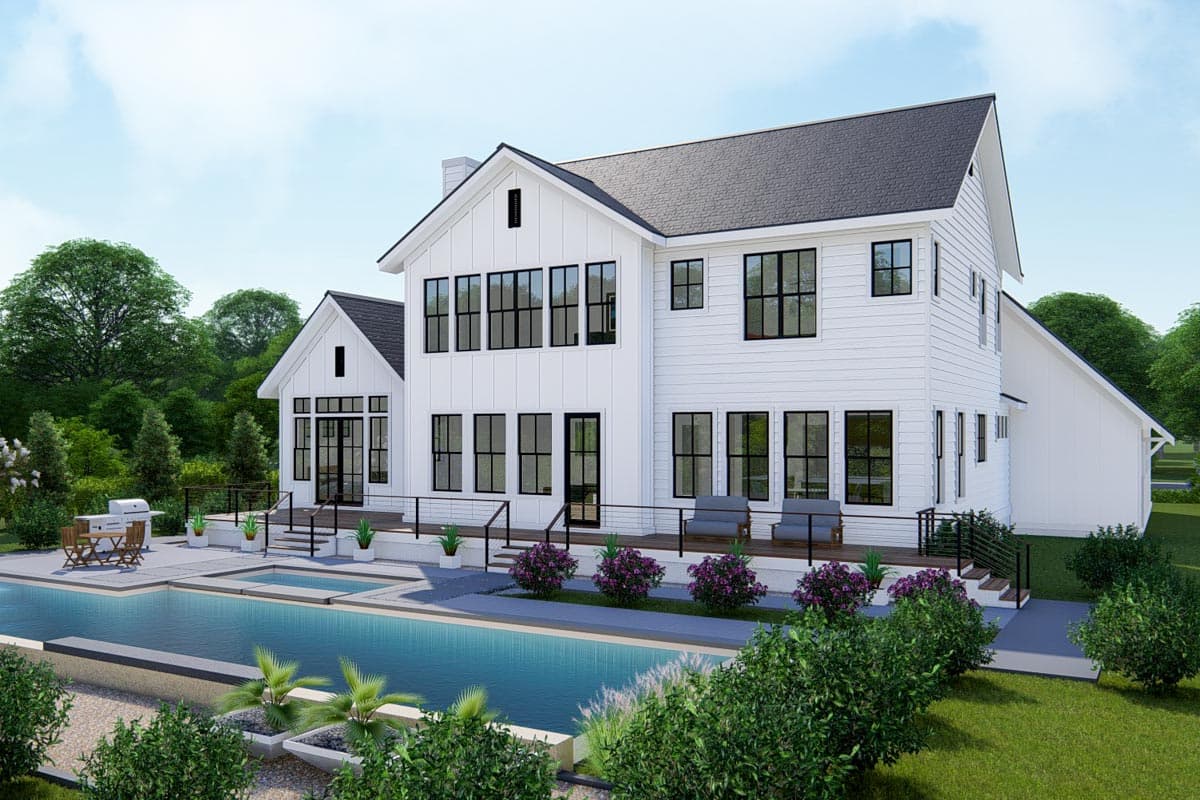 Plan 25413TF: Two-Story Farmhouse Plan with First-Floor Master - Image #7 - Country, Farmhouse, Modern Farmhouse, New American, Traditional
