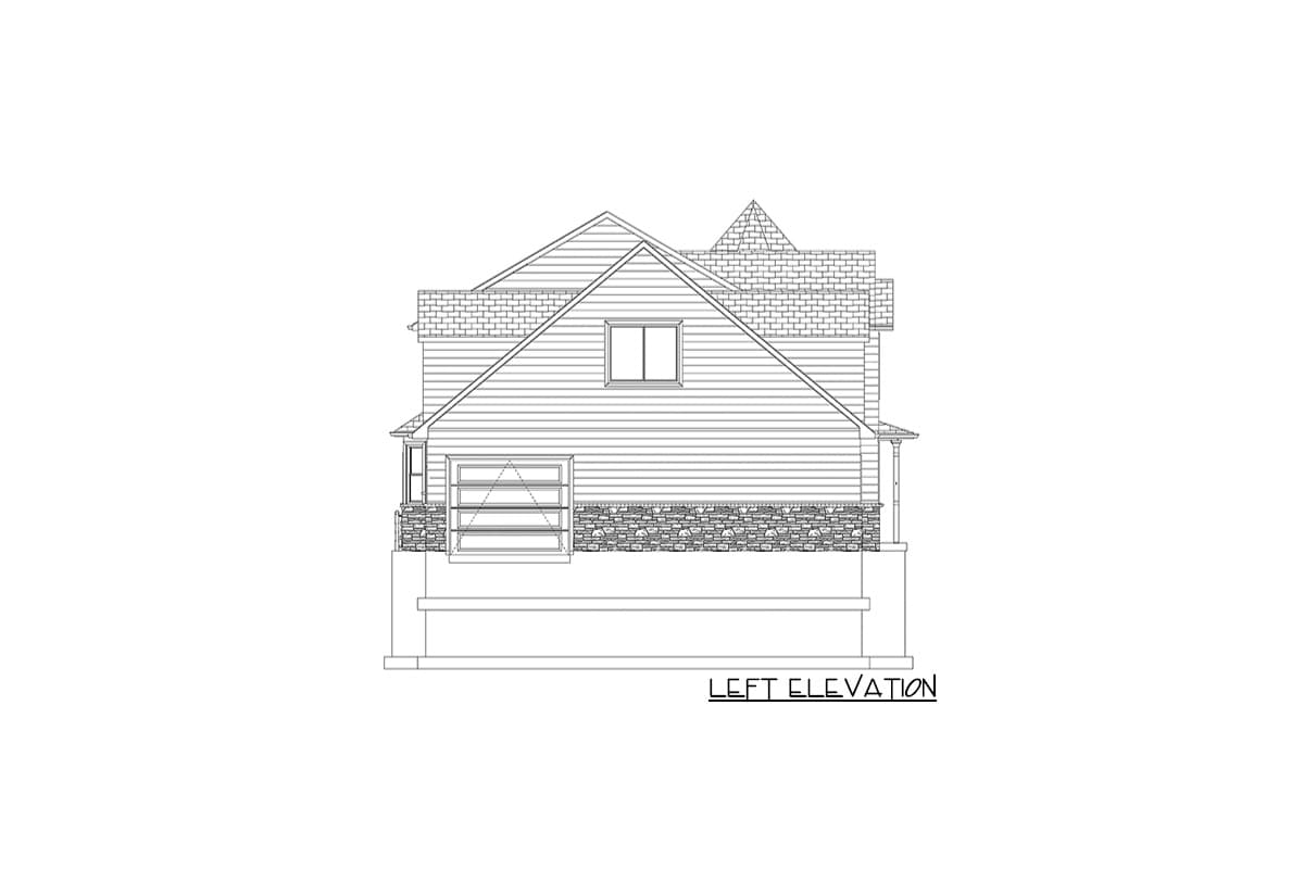 Plan 61340UT: Two-Story Country House Plan with Lower-Level Apartment - Image #33 - Country, Victorian