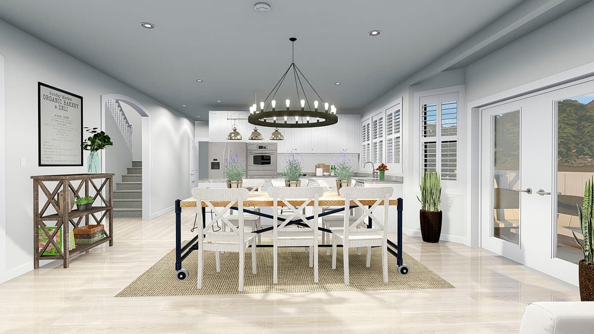 Plan 61340UT: Two-Story Country House Plan with Lower-Level Apartment - Image #16 - Country, Victorian