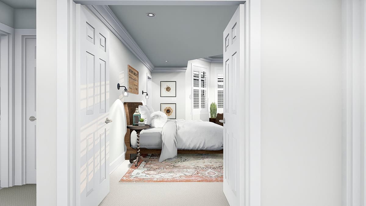 Plan 61340UT: Two-Story Country House Plan with Lower-Level Apartment - Image #20 - Country, Victorian