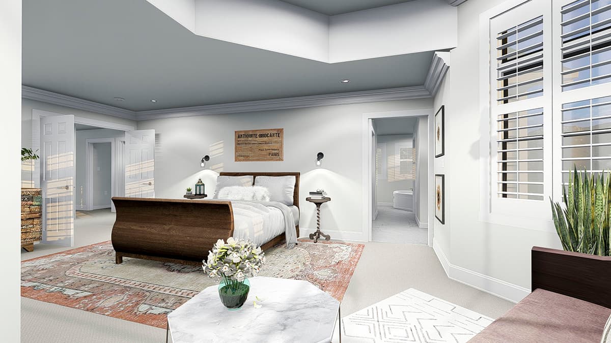 Plan 61340UT: Two-Story Country House Plan with Lower-Level Apartment - Image #24 - Country, Victorian